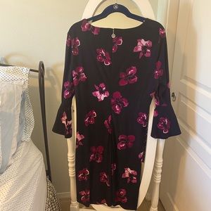 Tommy Hilfiger Bell Sleeve A Line Dress.Size 14
